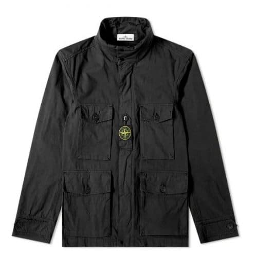 Stone island cordura field jacket blue clearance